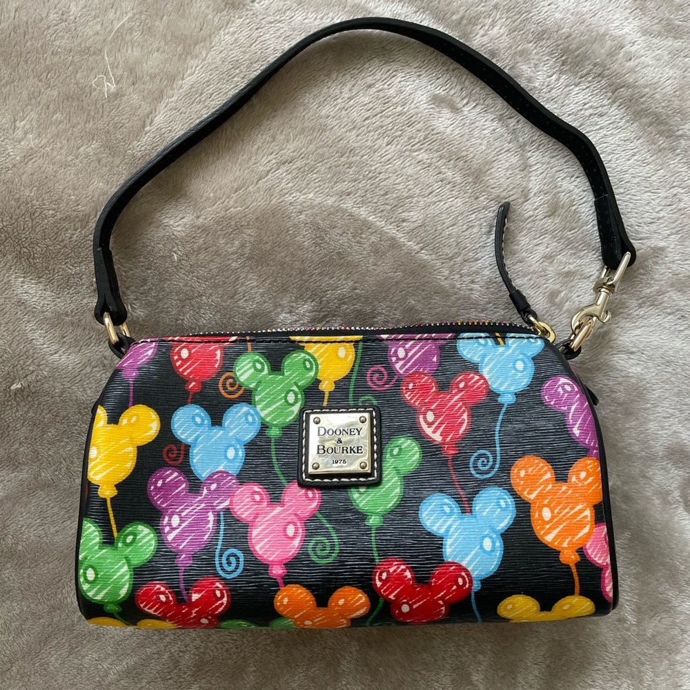 Disney Dooney & Bourke anniversary Mickey Balloons Mini Barrel Bag
